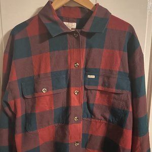 Women's Brixton Bowery cropped Flannel